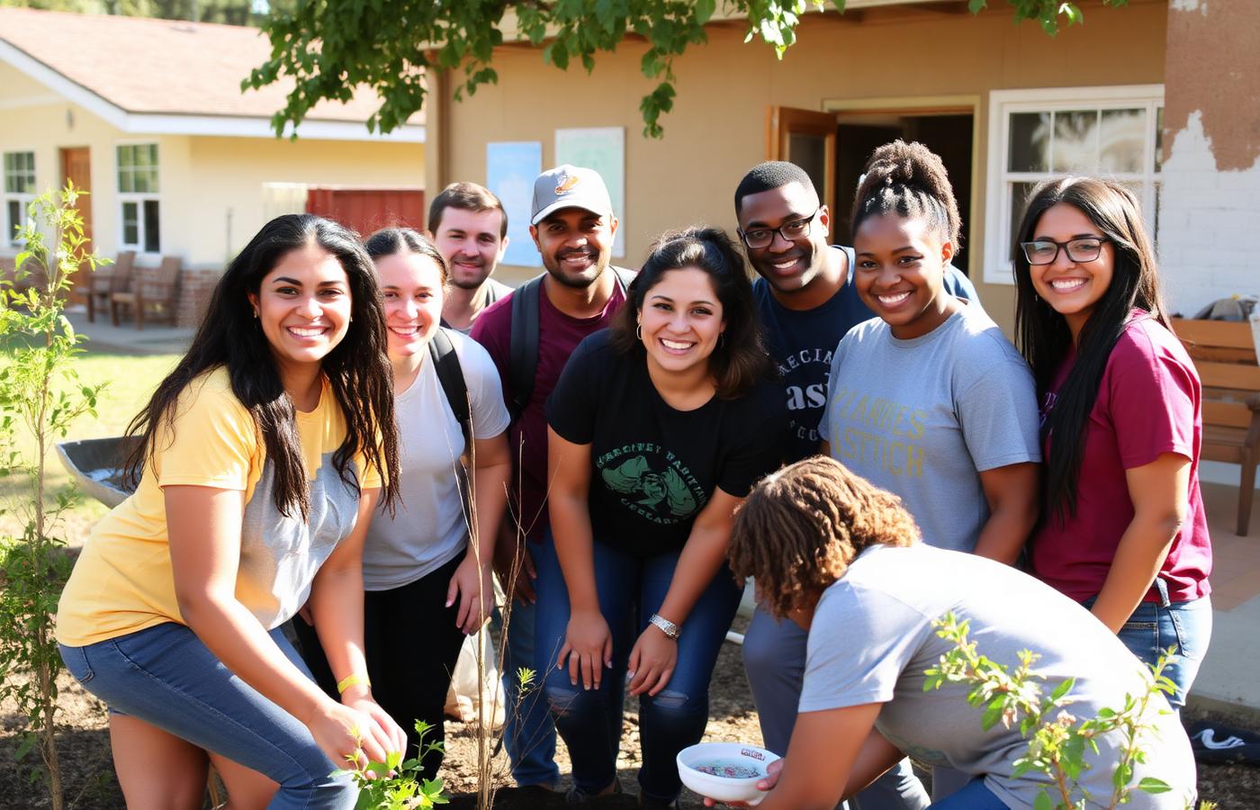 Southbridge block after community beautification